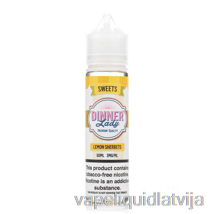 Citronu šerbeti - Vape Vakariņas Lady E-šķidrums - 60ml 0mg Vape šķidrums